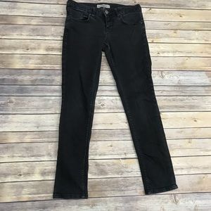 Topshop Moto Baxter faded black skinny jeans Sz 28